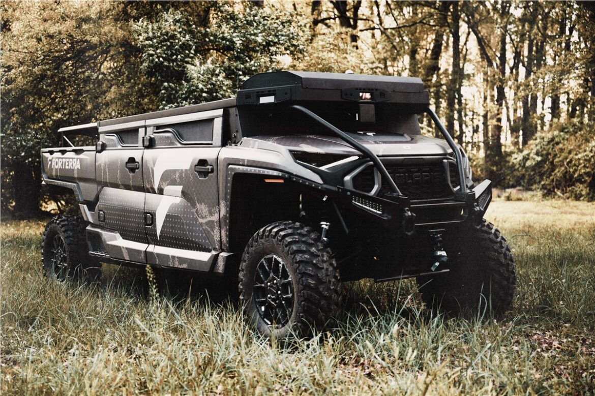 Forterra, MESA, autonomous vehicle, Polaris Ranger XD 1500, AutoDrive, last tactical mile, USMC ROGUE Fires, Pat Acox, GPS-denied navigation, modular mission platform