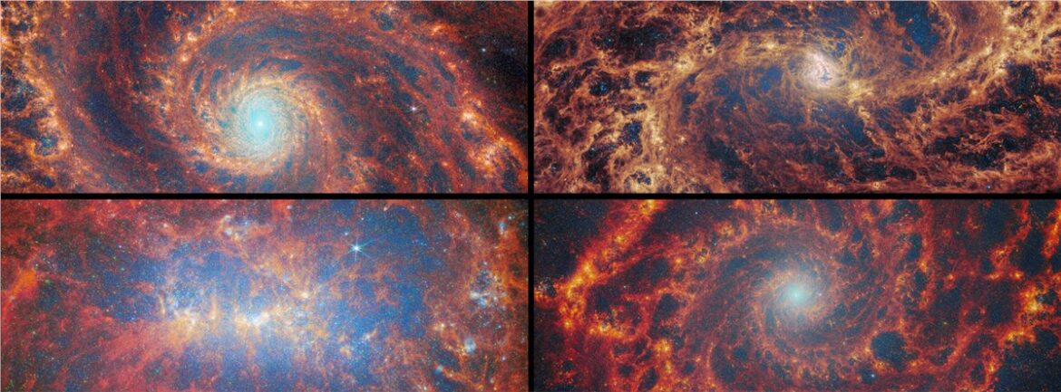 James Webb Space Telescope, Hubble Space Telescope, star clusters, stellar feedback, ultraviolet radiation, galaxy evolution, FEAST programme, Angela Adamo, protoplanetary discs, Messier 51