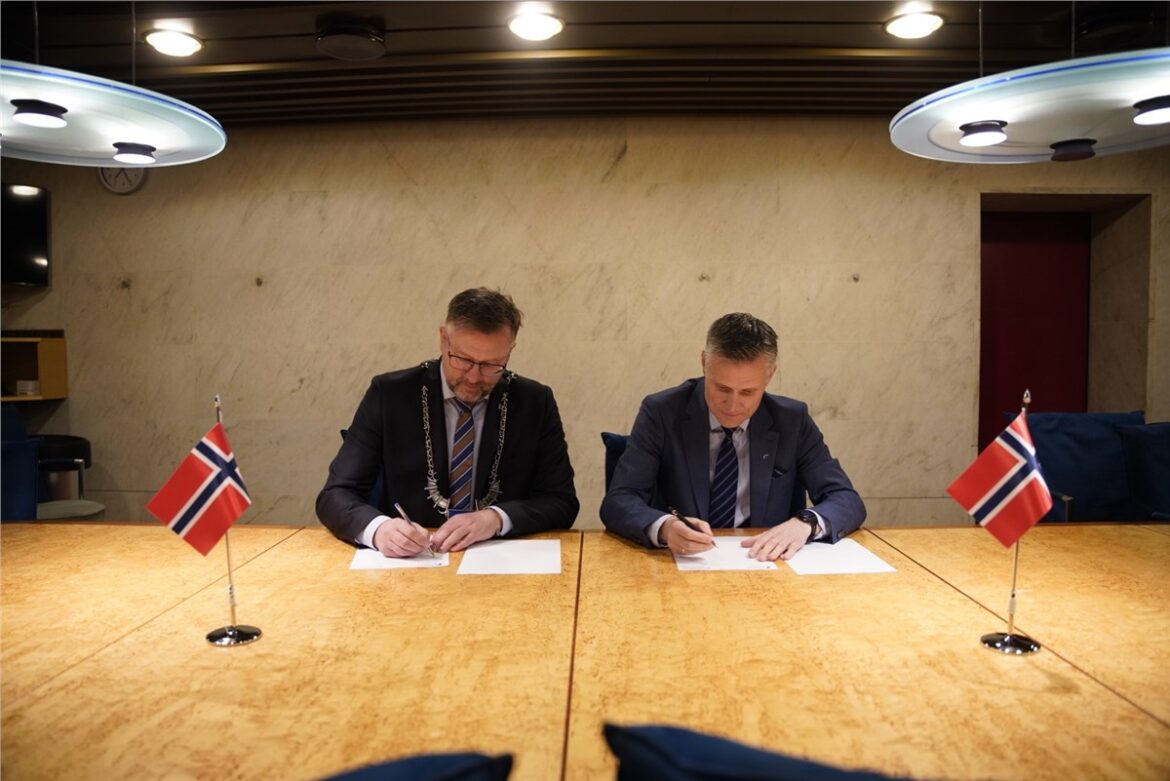 Rheinmetall, Andøy Municipality, satellite test center, RhIPF, Andøya, Prærien Business Park, space cluster, Morten Kjørum, Kjell Are Johansen, Letter of Intent