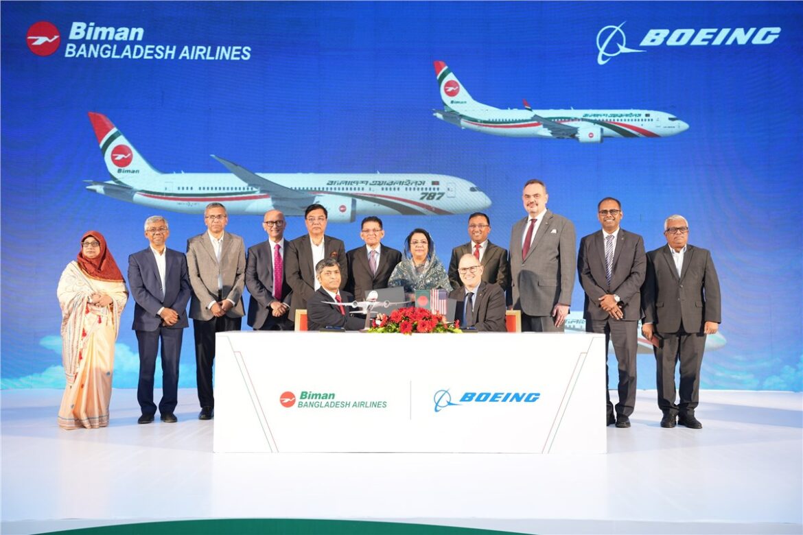 Biman Bangladesh Airlines, Boeing 787-10, Boeing 787-9, Boeing 737-8, fleet modernization, Kaizer Sohel Ahmed, Paul Righi, Dhaka, fuel efficiency, widebody aircraft