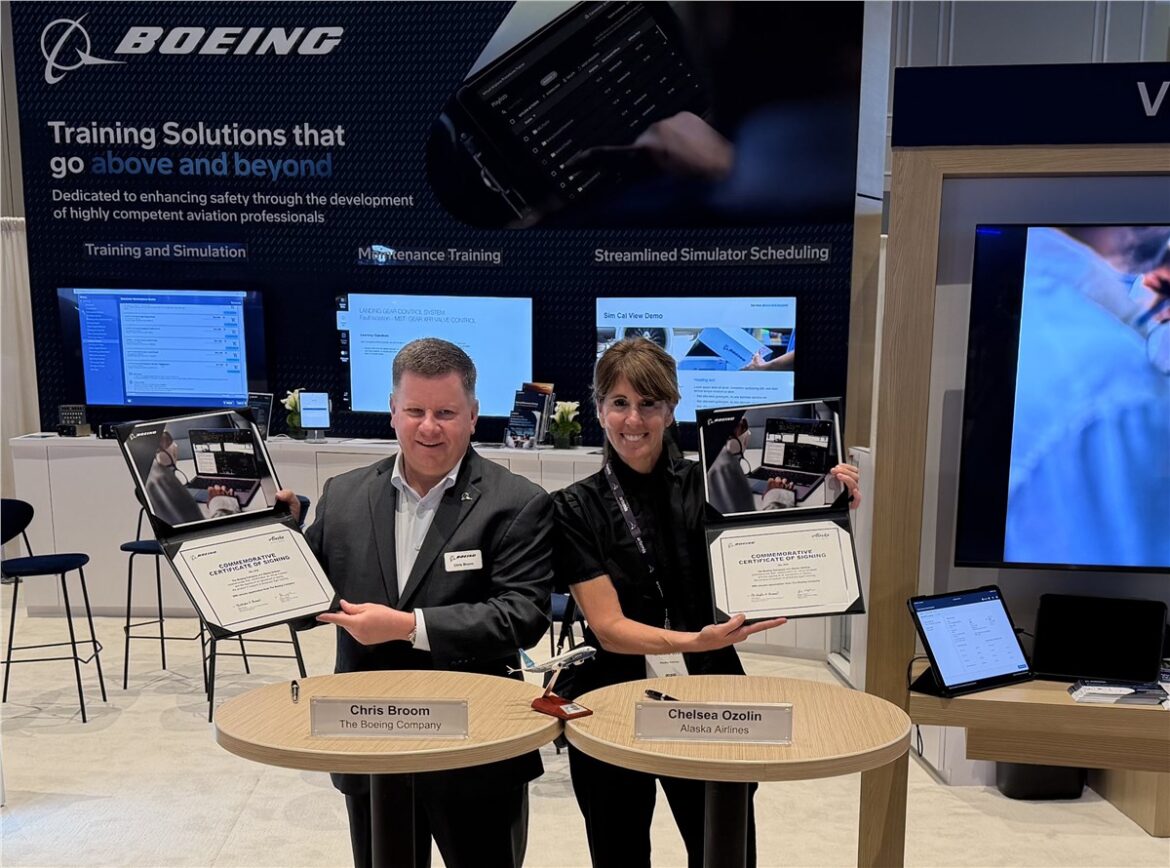 Boeing, Alaska Airlines, Virtual Airplane, pilot training, Procedures Trainer, Flight Management System, WATS, Chris Broom, Jeff Severns, 737 MAX