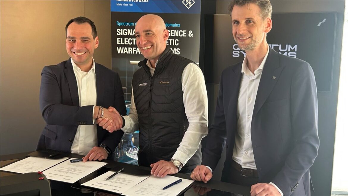 Rohde & Schwarz, Quantum Systems, electromagnetic warfare, counter-UAS, uncrewed systems, MoU, AFCEA 2026, signals intelligence, electronic protection, Alexander Philipp
