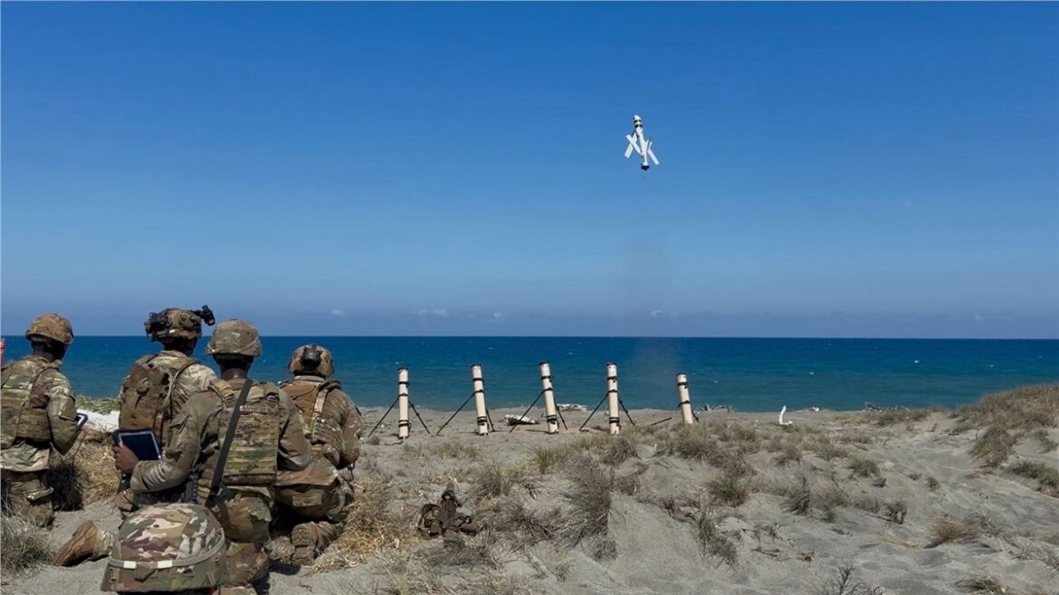 Switchblade 600, AeroVironment Switchblade, U.S. Army loitering munitions, Switchblade 600 Block 2, loitering munition systems, precision strike drones, long-range loitering munitions, lethal unmanned systems, military drone technology, Indian defence magazines, drone magazines in India, Indian defence drone news,