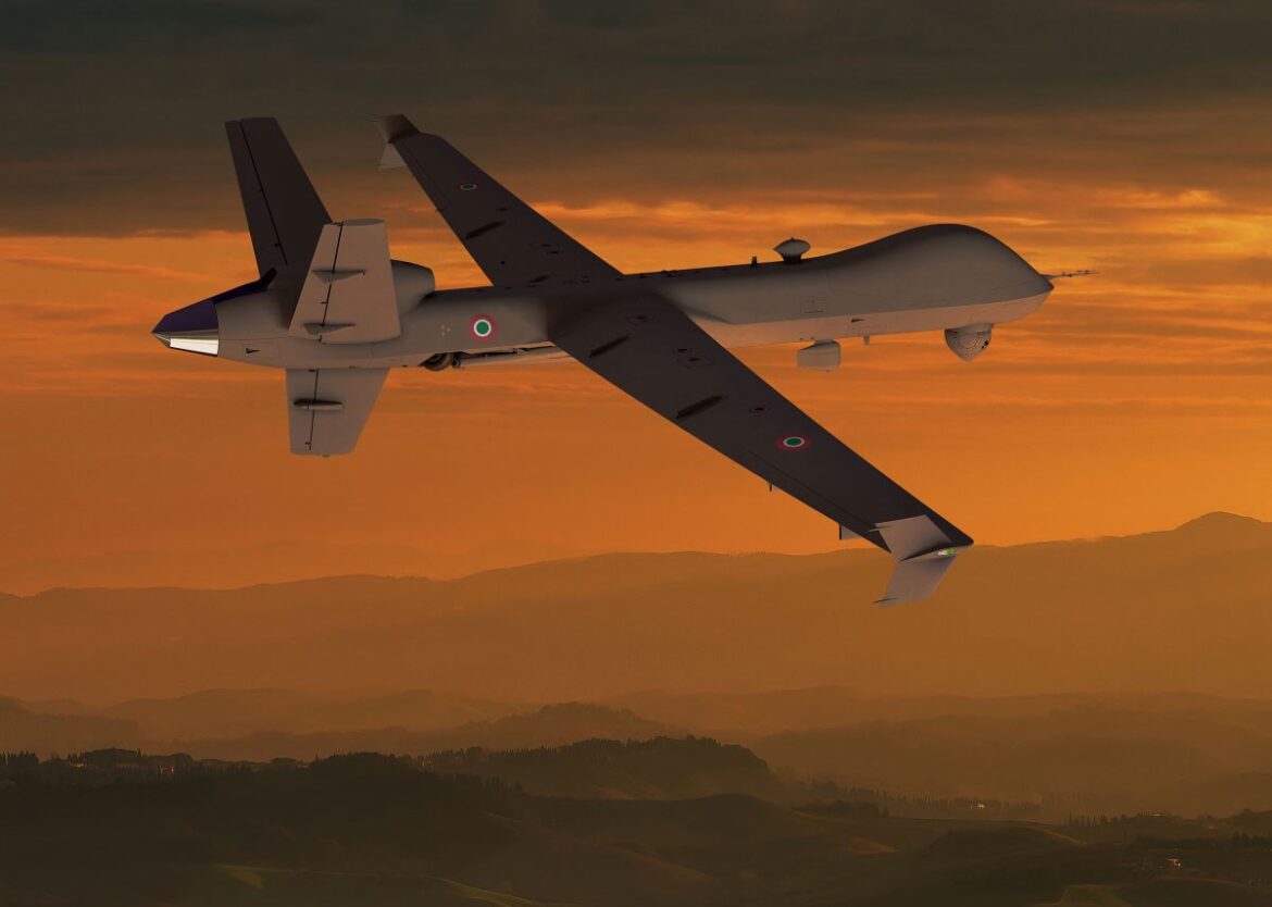 MQ-9A Reaper, Italy MQ-9A Reaper, Italian Air Force, MQ-9A Block 5, General Atomics, military drones, ISR drone, remotely piloted aircraft, NATO drone operations, Indian defence magazines