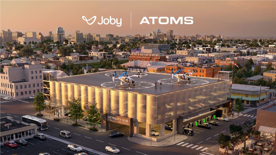 Joby Aviation vertiport network, Atoms Joby Aviation partnership, Joby electric air taxi infrastructure, U.S. vertiport development, Joby eVTOL operations, electric air taxi charging hubs, urban air mobility infrastructure, eVTOL vertiports Florida Texas New York, Joby Aviation commercial readiness, U.S. advanced air mobility, drone magazines in India, Indian defence drone news,