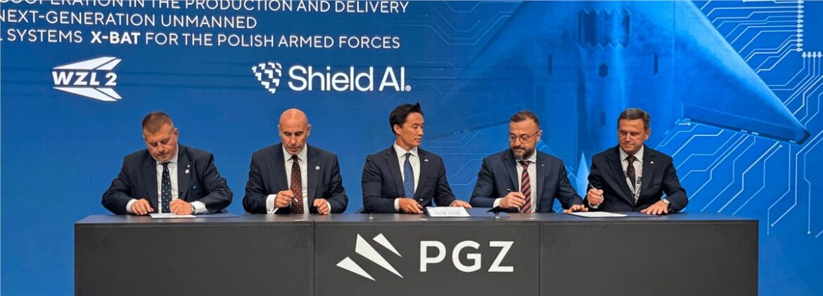 X-BAT autonomous fighter, Shield AI Poland, Poland defence industry, PGZ defence, WZL-2, AI fighter aircraft, autonomous combat aircraft, VTOL fighter jet, Polish military aviation, Indian defence magazines